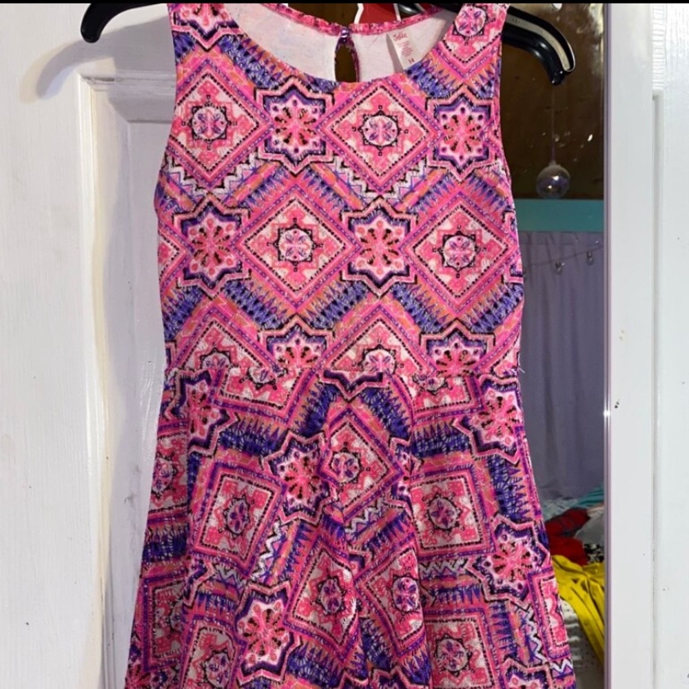Pink justice dress